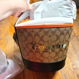 Coach Halloween Bucket Bag